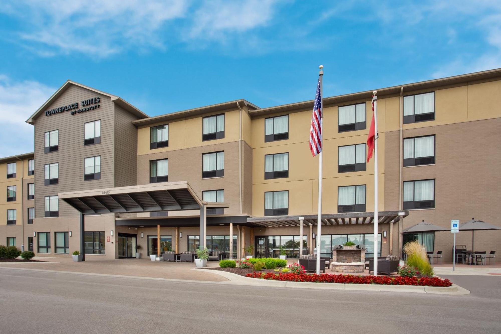 Towneplace Suites By Marriott Detroit Belleville Exterior foto
