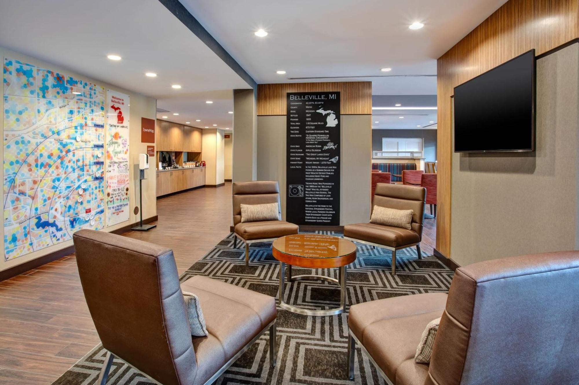 Towneplace Suites By Marriott Detroit Belleville Exterior foto